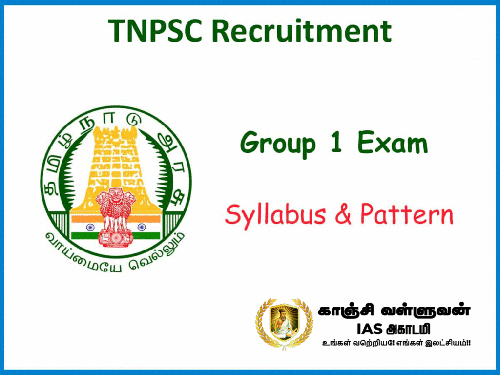 TNPSC Group 1 Syllabus 2025